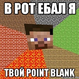 В рот ебал я Твой Point Blank, Мем Миникрафтер