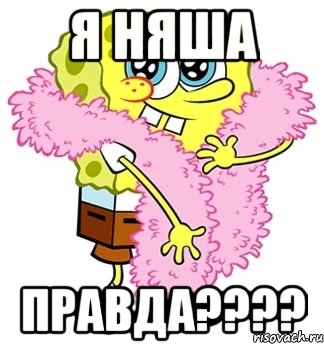 Я няша Правда????, Мем Спанч боб