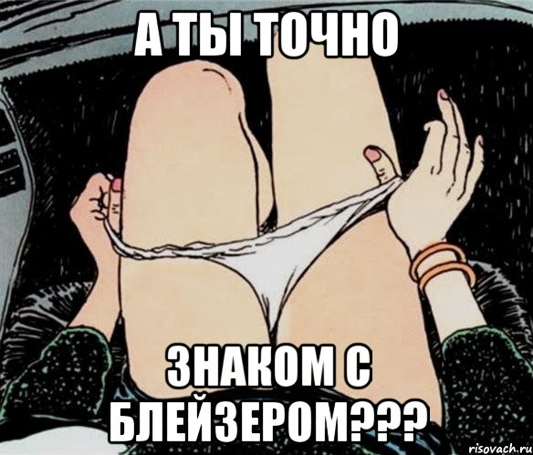 А ты точно Знаком с Блейзером???, Мем А ты точно