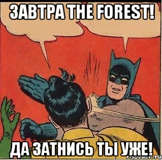 Завтра The Forest! ДА ЗАТНИСЬ ТЫ УЖЕ!, Комикс   Бетмен и Робин