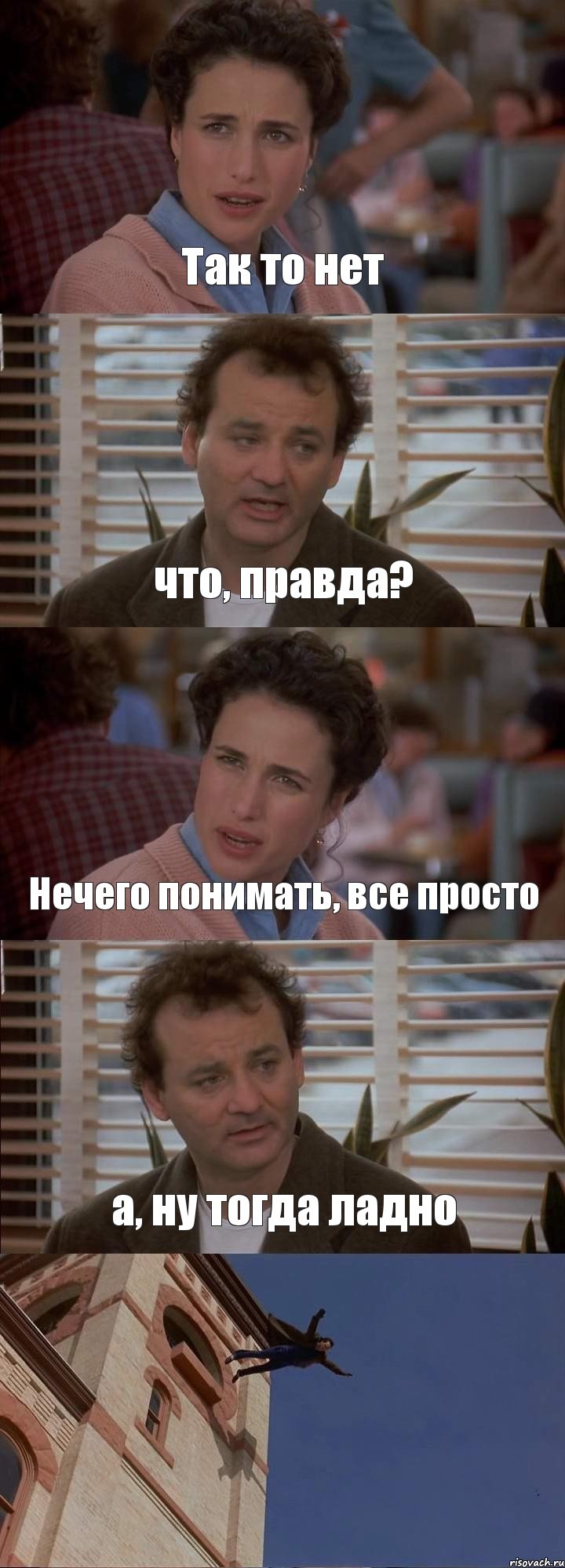 Так то нет что, правда? Нечего понимать, все просто а, ну тогда ладно , Комикс День сурка