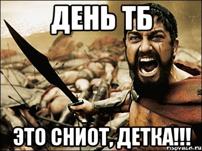 День ТБ Это СНиОТ, детка!!!, Мем Это Спарта