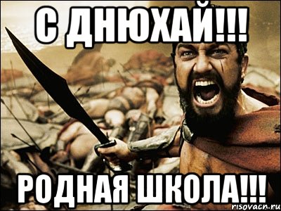 с днюхай!!! родная школа!!!, Мем Это Спарта