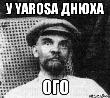 У YAROSА ДНЮХА ОГО, Мем   Ленин удивлен