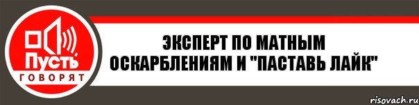 Эксперт по матным оскарблениям и "Паставь лайк", Комикс   пусть говорят