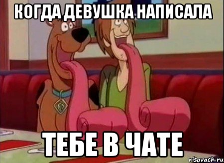 КОГДА ДЕВУШКА НАПИСАЛА ТЕБЕ В ЧАТЕ