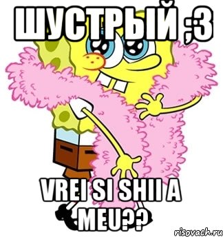 Шустрый ;3 vrei si shii a meu??, Мем Спанч боб