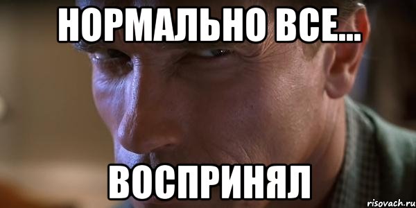 Нормально. Все нормально. Всё нормально нормально. Нормально все нормально.