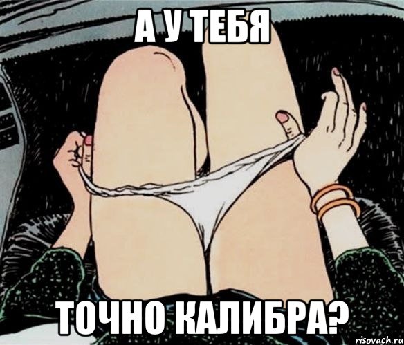 А у тебя точно калибра?, Мем А ты точно