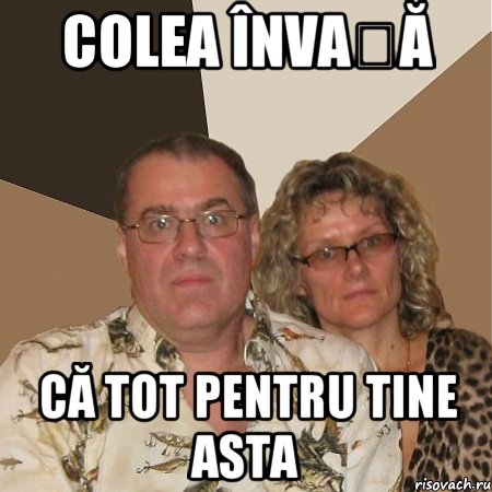 Colea învață Că tot pentru tine asta, Мем  Злые родители