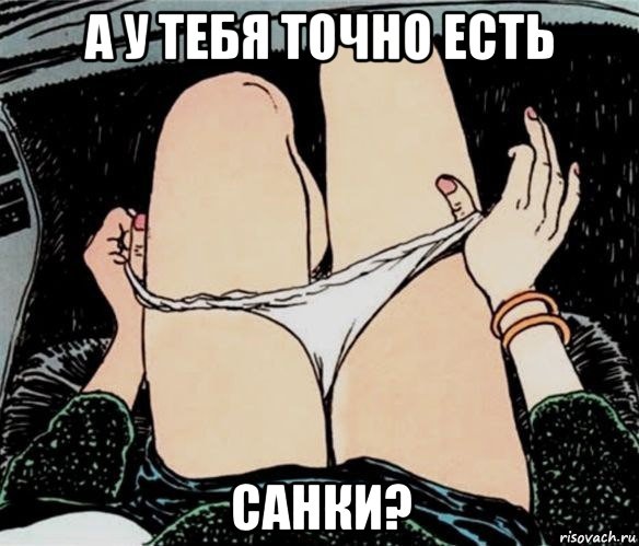 а у тебя точно есть санки?, Мем А ты точно