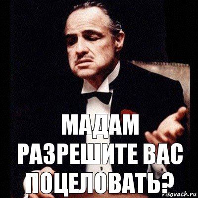 Ну ваши ручки. Ты просишь невежливо. Позвольте поцеловать Вашу ручку. Мадам разрешите. Разрешите поцеловать Вашу ручку.