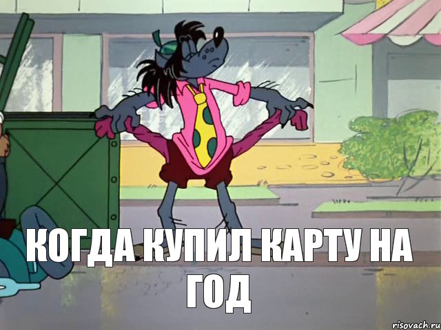 Когда купил карту на год