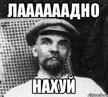 ЛААААААДНО НАХУЙ, Мем   Ленин удивлен