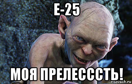 е-25 моя прелесссть!, Мем  горлум с прелестью