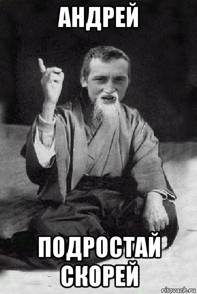 андрей подростай скорей, Мем Мудрий паца