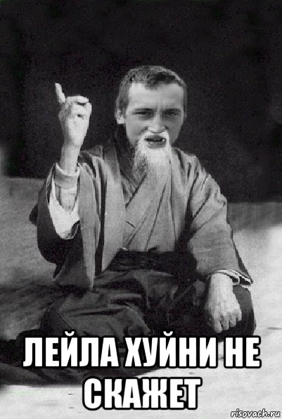  лейла хуйни не скажет, Мем Мудрий паца