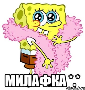  Милафка *.*, Мем Спанч боб