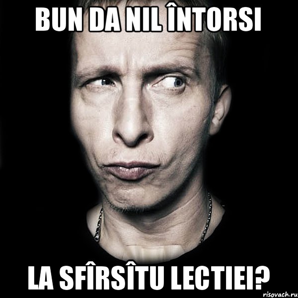 Bun da nil întorsi la sfîrsîtu lectiei?, Мем  Типичный Охлобыстин