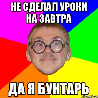 Поставь уроки. Бунтарь прикол. Я бунтарь Мем. Мемы про бунтарей. Не сделал уроки.