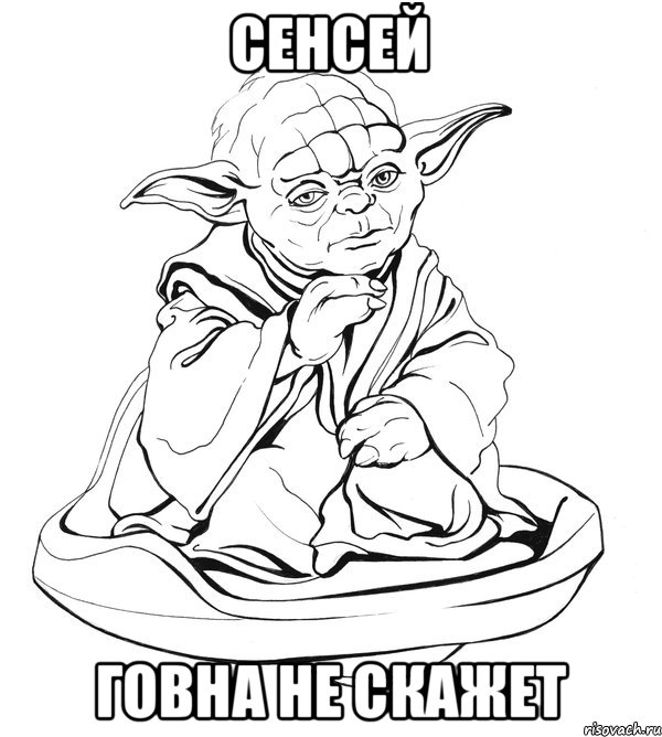 Сенсей Говна не скажет, Мем Мастер Йода