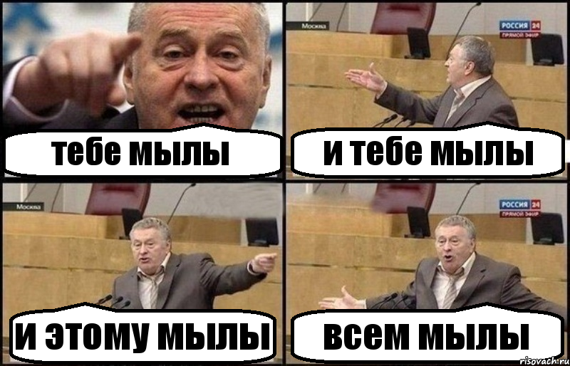 тебе мылы и тебе мылы и этому мылы всем мылы, Комикс Жириновский