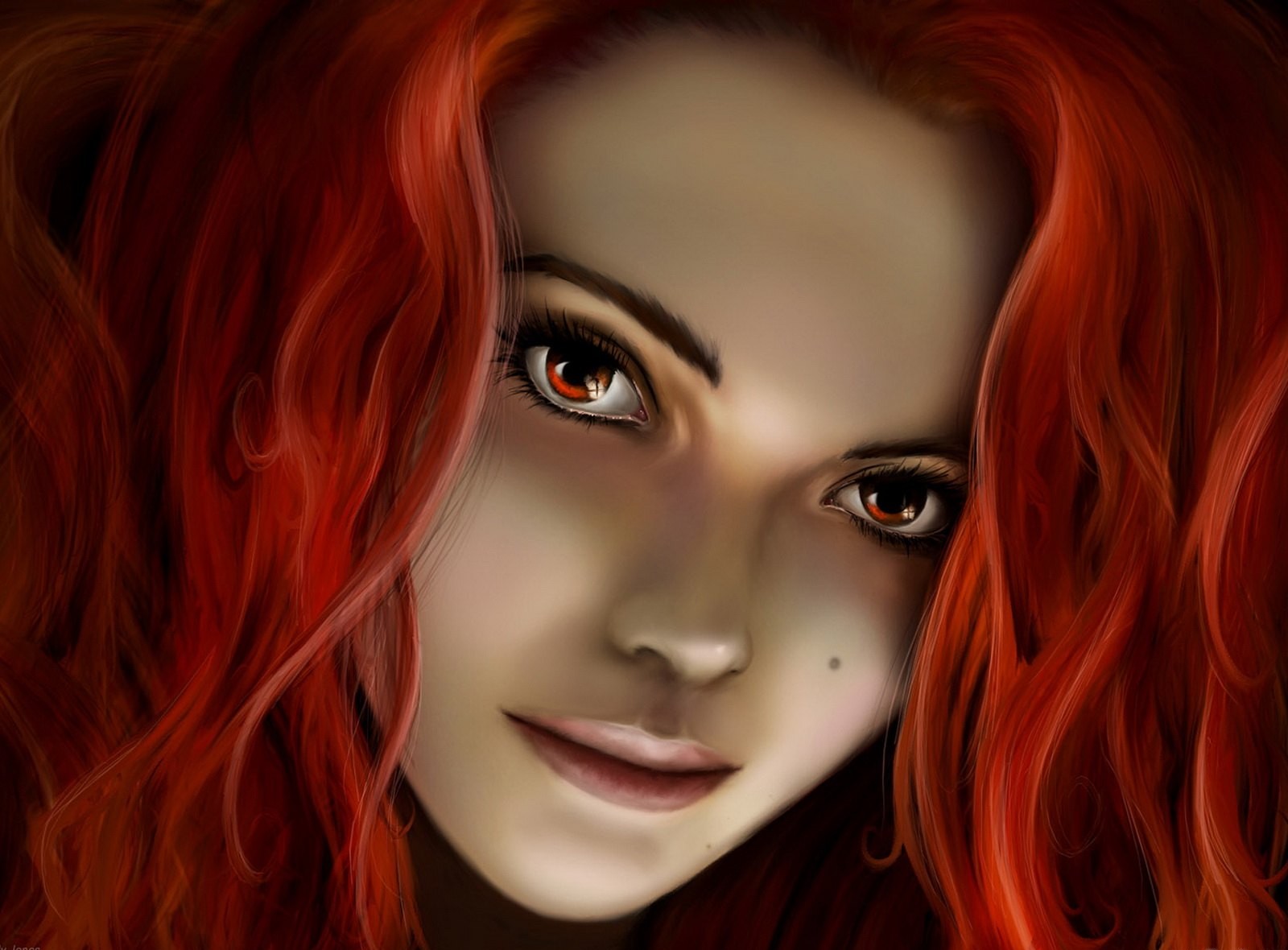 Бестия 4. Рыжая девушка арт. Девушка с рыжими волосами арт. Девушка с рыжими волосами фэнтези.