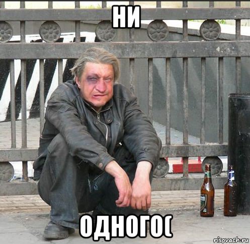 ни одного(, Мем Бомжара