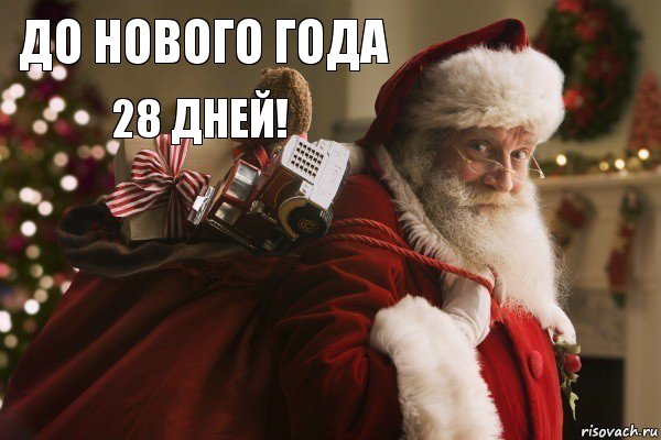 До Нового Года 28 дней!  