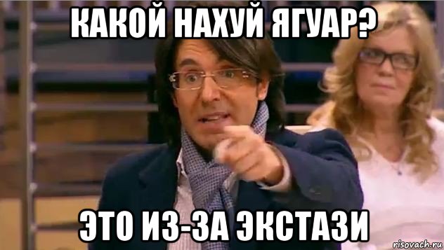 какой нахуй ягуар? это из-за экстази