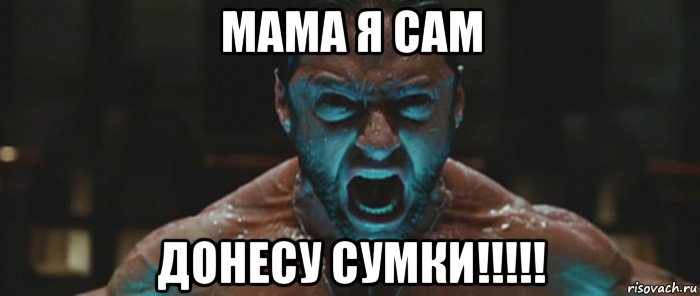 мама я сам донесу сумки!!!!!