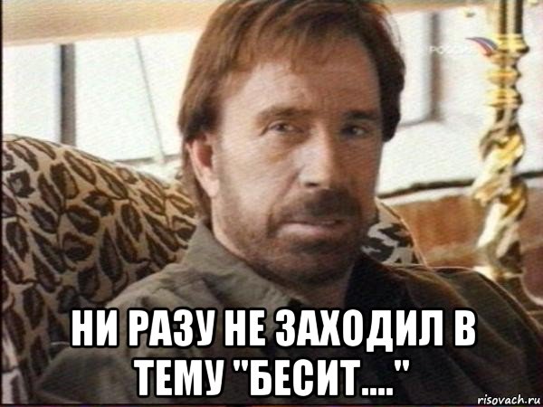  ни разу не заходил в тему "бесит....", Мем чак норрис