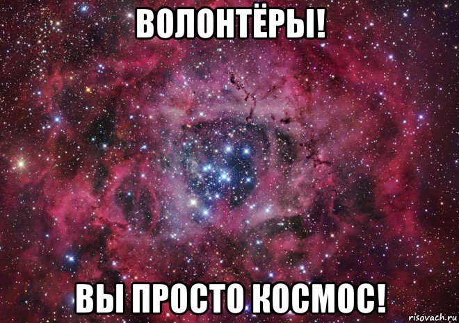 волонтёры! вы просто космос!, Мем Ты просто космос