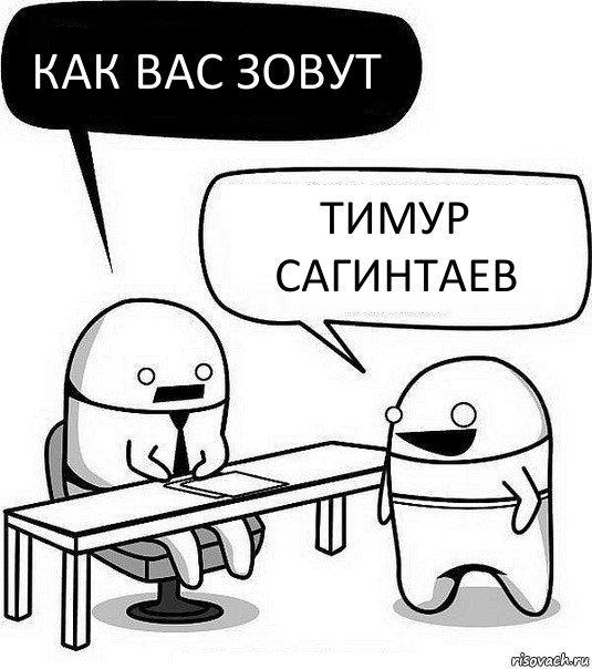 Как вас зовут Тимур сагинтаев