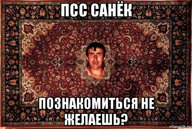 псс санёк познакомиться не желаешь?