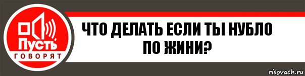 что делать если ты нубло по жини?, Комикс   пусть говорят