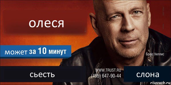 олеся может сьесть слона, Комикс Trust