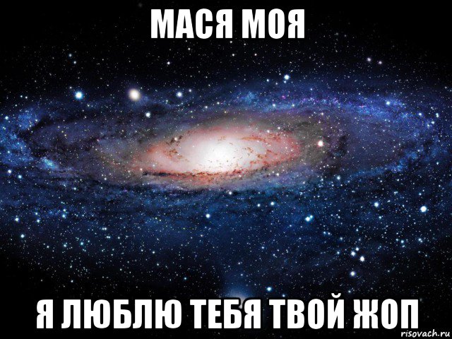 мася моя я люблю тебя твой жоп, Мем Вселенная