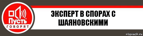 Эксперт в спорах с Шаяновскими, Комикс   пусть говорят