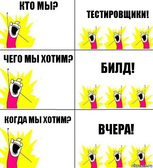 Кто мы чего мы хотим