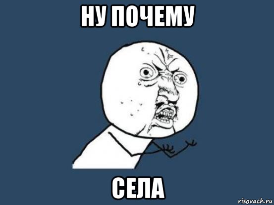 ну почeму села, Мем Ну почему