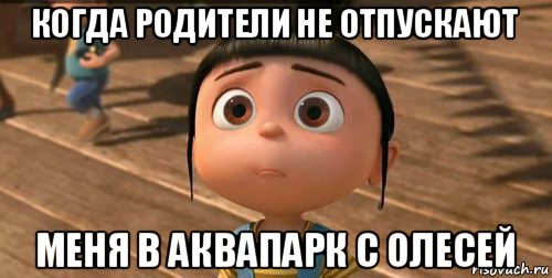 когда родители не отпускают меня в аквапарк с олесей, Мем    Агнес Грю