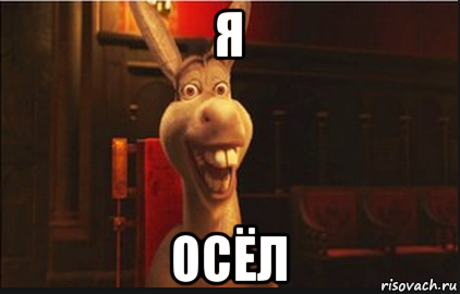 я осёл