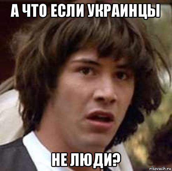 а что если украинцы не люди?, Мем А что если (Киану Ривз)