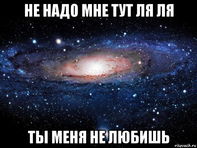 не надо мне тут ля ля ты меня не любишь, Мем Вселенная