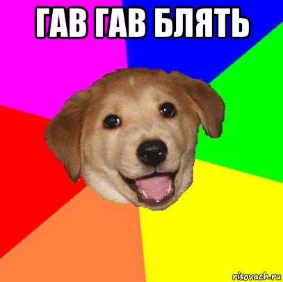 гав гав блять , Мем Advice Dog