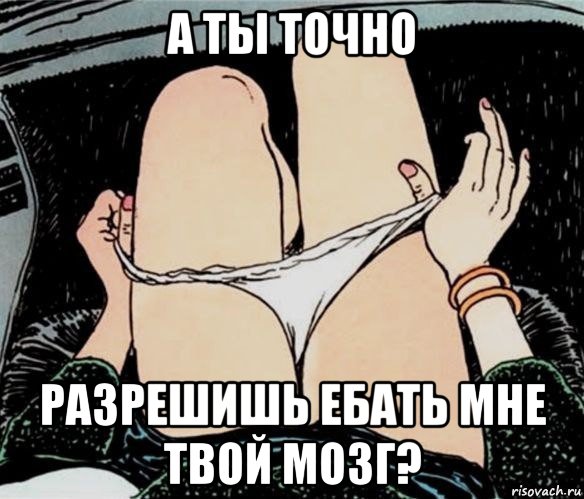 а ты точно разрешишь ебать мне твой мозг?, Мем А ты точно