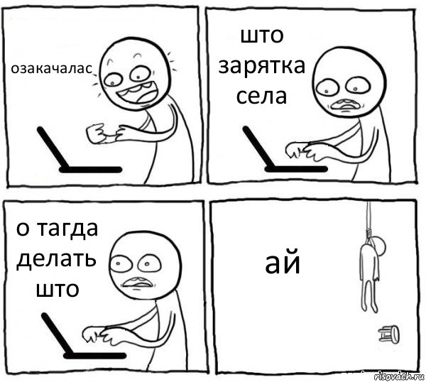 озакачалас што зарятка села о тагда делать што ай, Комикс интернет убивает