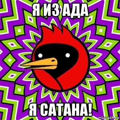 я из ада я сатана!, Мем Омская птица