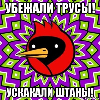 убежали трусы! ускакали штаны!, Мем Омская птица